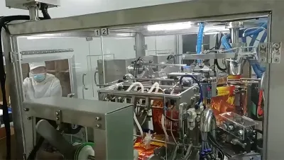 Машина для упаковки порошка для маринадов