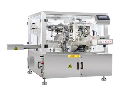 Роторная упаковочная машина для готовых пакетов (до 1 кг)