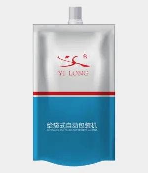 Вертикально стоящий пакет с носиком